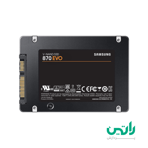 اس اس دی سامسونگ EVO 870 SATA ظرفیت 250 گیگابایت